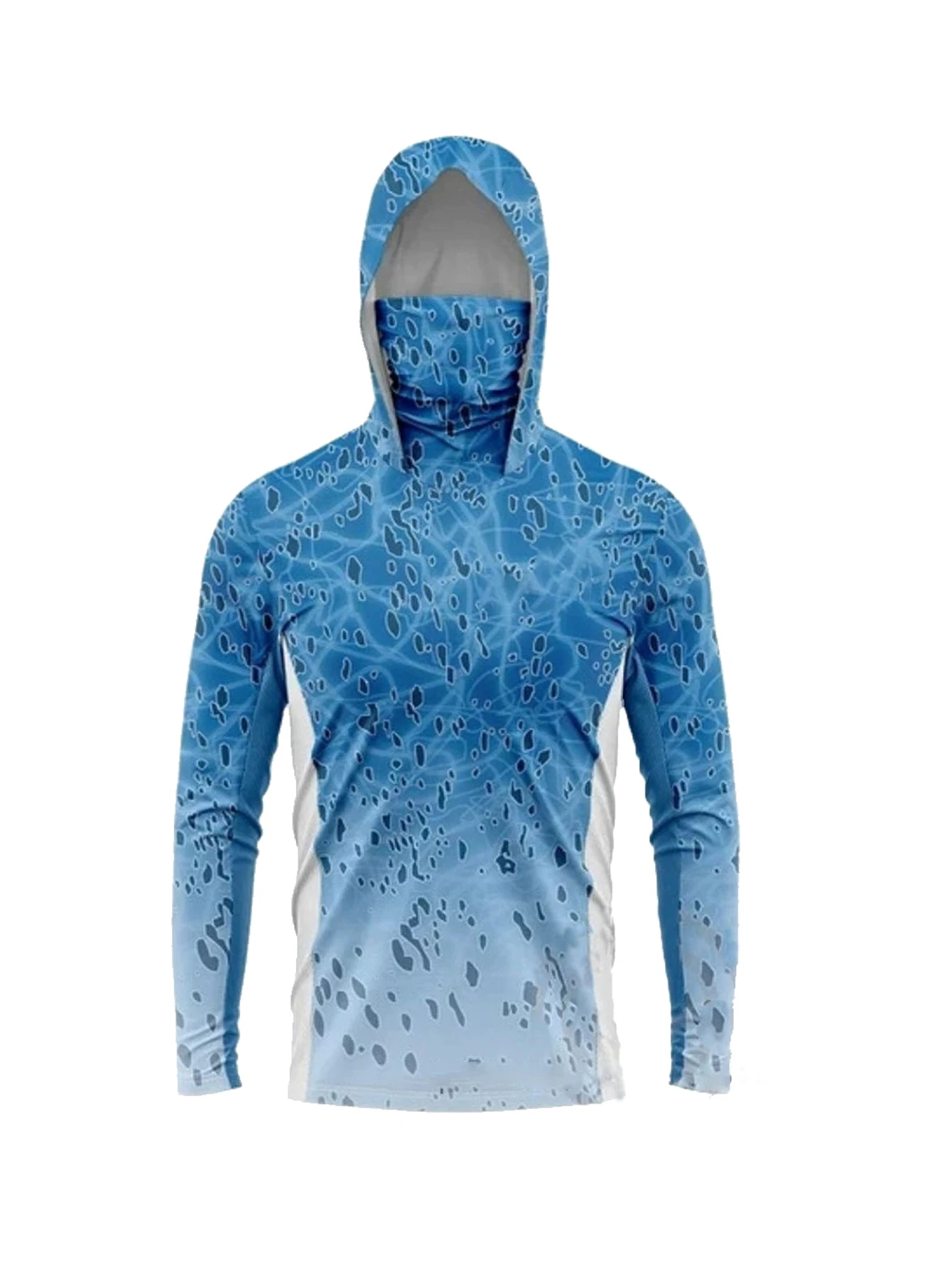 Fishing Shirt Uv Protection - Hoodie Pancing Lengan Panjang Pria dengan