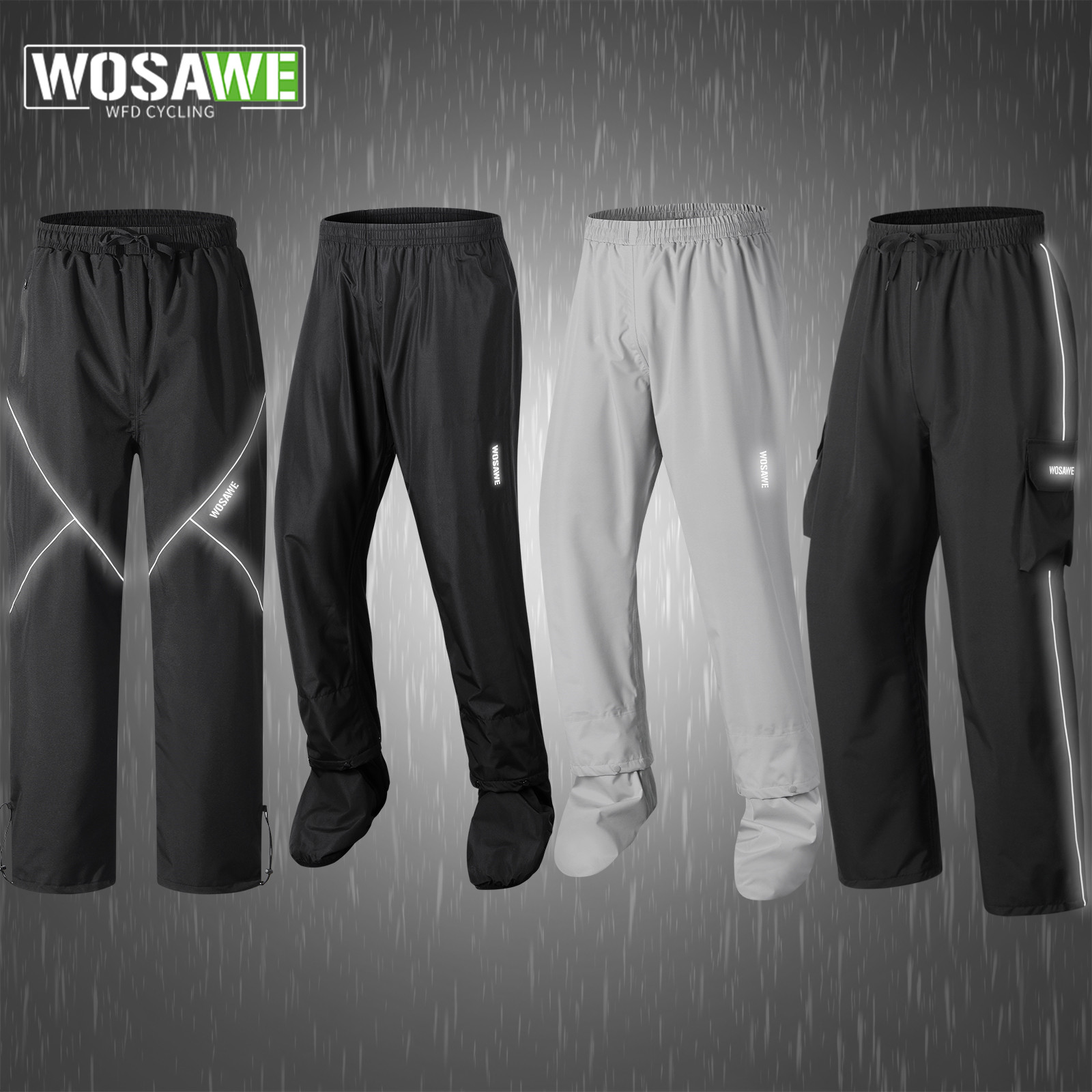 Fishing Pants Waterproof - WOSAWE Celana Hujan Bersepeda Celana Hujan