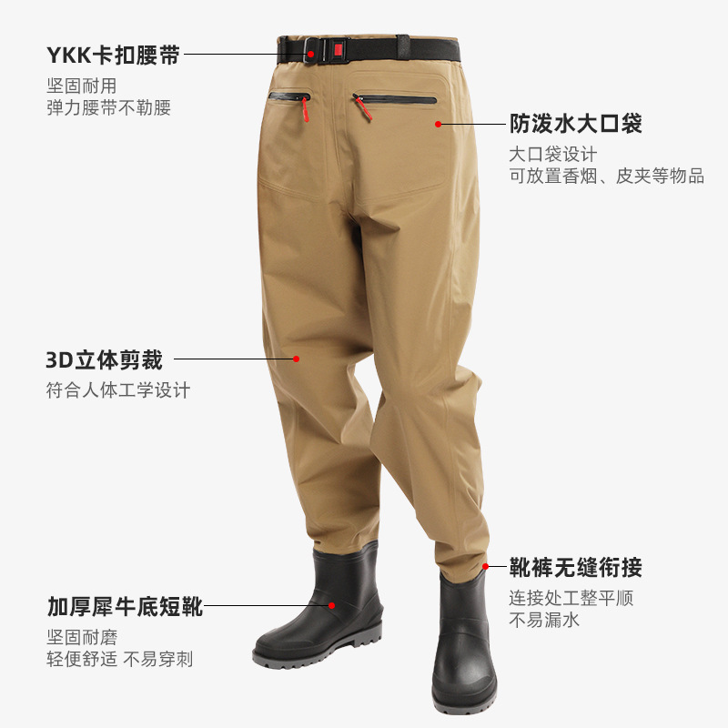 Celana wading Luya, celana huj - Fishing Rain Suit ulasan dan harga