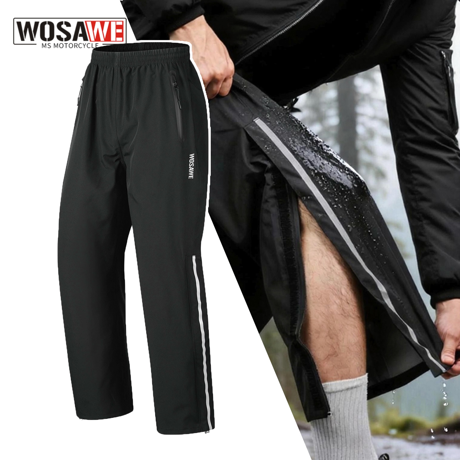 Celana Hujan WOSAWE Tahan Angi - Fishing Pants Waterproof ulasan dan harga