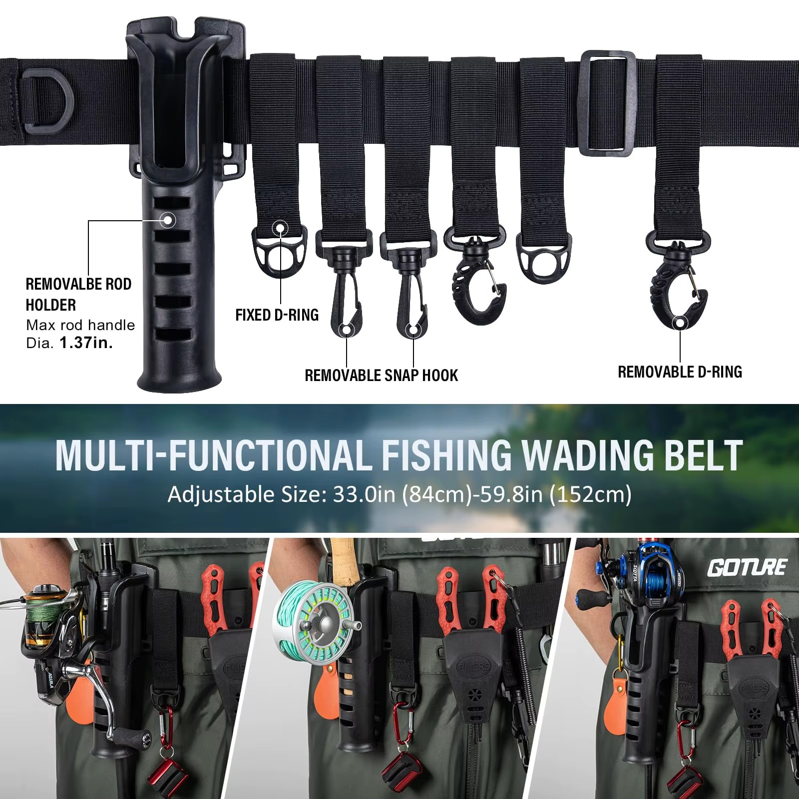 Goture Wader Ringan dengan Sep - Fishing Waders ulasan dan harga