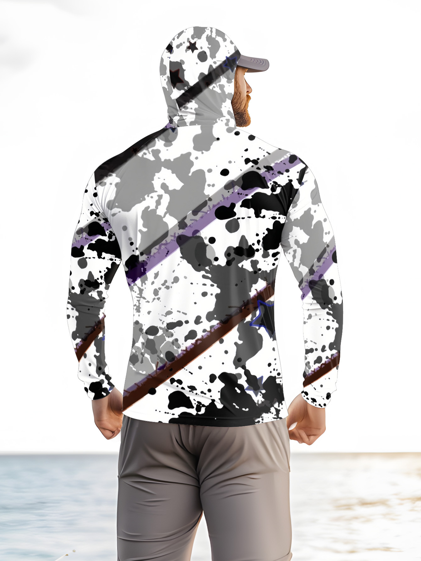 Kaos Pancing Pria Lengan Panja - Fishing Shirt Uv Protection ulasan dan harga
